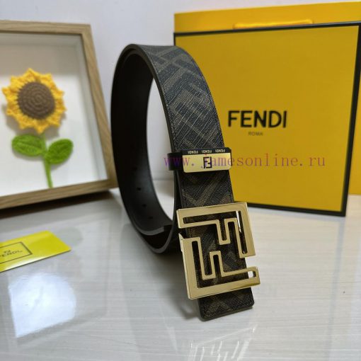 Fendi FENDIMaterial: Leather Belt with 100% Head Layer. The leather belt is guaranteed to be rj556q74 - Image 2