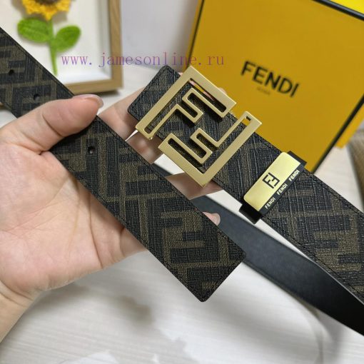 Fendi FENDIMaterial: Leather Belt with 100% Head Layer. The leather belt is guaranteed to be rj556q74 - Image 4