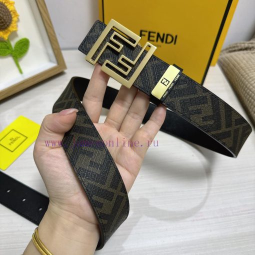 Fendi FENDIMaterial: Leather Belt with 100% Head Layer. The leather belt is guaranteed to be rj556q74 - Image 5