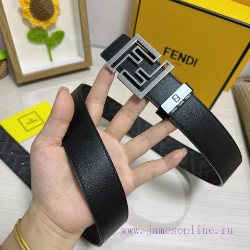 Fendi FENDIMaterial: Leather Belt with 100% Head Layer. The leather belt is guaranteed to be xzzvkxlz - Image 5