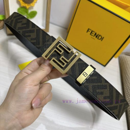 Fendi FENDIMaterial: Leather Belt with 100% Head Layer. The leather belt is guaranteed to be rj556q74 - Image 6