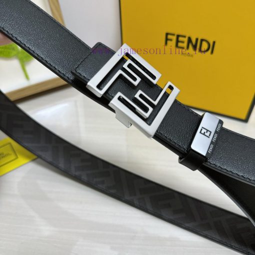 Fendi FENDIMaterial: Leather Belt with 100% Head Layer. The leather belt is guaranteed to be xzzvkxlz - Image 8