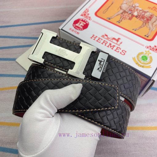 Hermes Hermès Material: Leather Belt with 100% Head Layer. The leather belt is guaranteed to hxewdape - Image 6