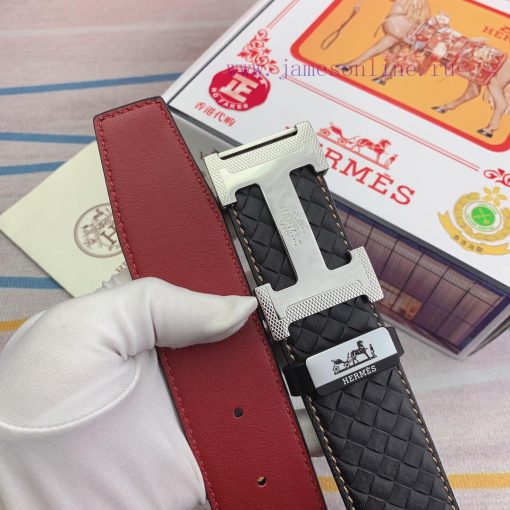 Hermes Hermès Material: Leather Belt with 100% Head Layer. The leather belt is guaranteed to hxewdape - Image 8