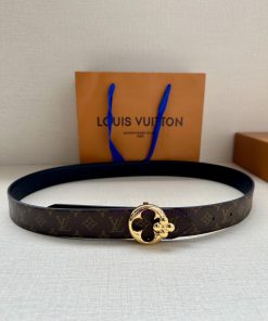 3.0-wide LV Flowergram Round double-sided belt interprets Louis Vuitton's classic elements f ztuzqxbw