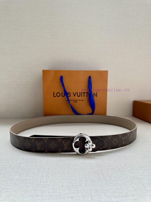 3.0-wide LV Flowergram Round double-sided belt interprets Louis Vuitton's classic elements f 9atfpqvu - Image 2