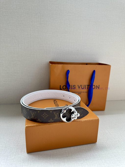 3.0-wide LV Flowergram Round double-sided belt interprets Louis Vuitton's classic elements f xf8zk650 - Image 6