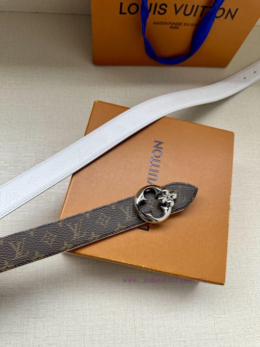 3.0-wide LV Flowergram Round double-sided belt interprets Louis Vuitton's classic elements f xf8zk650 - Image 7