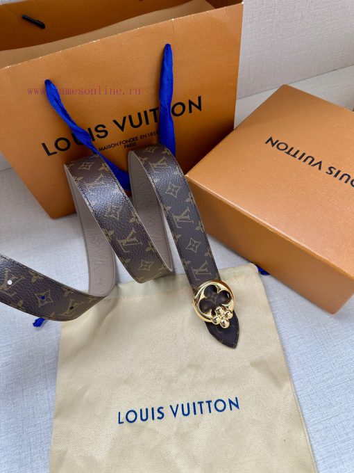 3.0-wide LV Flowergram Round double-sided belt interprets Louis Vuitton's classic elements f 9atfpqvu - Image 8