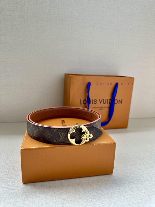 3.0-wide LV Flowergram Round double-sided belt interprets Louis Vuitton's classic elements f 1bq5v5bp - Image 6