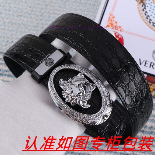 Versace. VersaceThe material is made of 100% top layer cowhide, ensuring that 24k pure steel n1f4a96g - Image 3