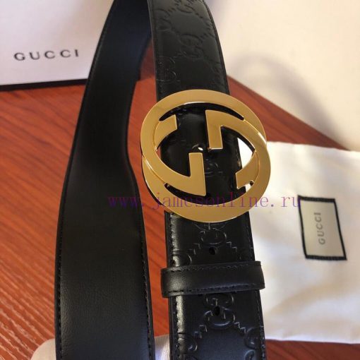 Comes with a complete set of GUCCI Italian made classic double G embossed imported cowhide b yfw2xkdq - Image 4