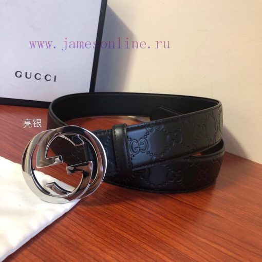 Comes with a complete set of GUCCI Italian made classic double G embossed imported cowhide b kyib63zh - Image 6