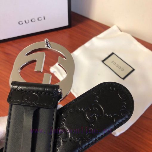 Comes with a complete set of GUCCI Italian made classic double G embossed imported cowhide b kyib63zh - Image 7