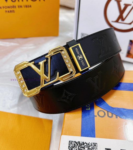 Belt LV Louis Vuitton's top tier replicaThe waistband is made of 100% head layer cowhide, en q1zz26yv