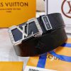 Belt LV Louis Vuitton's top tier replicaThe waistband is made of 100% head layer cowhide, en pxhc4lqu