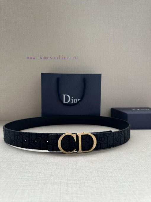 This 35mm double-sided belt with a width of 3.5cm combines elegant temperament with modern s ididm1fs - Image 2