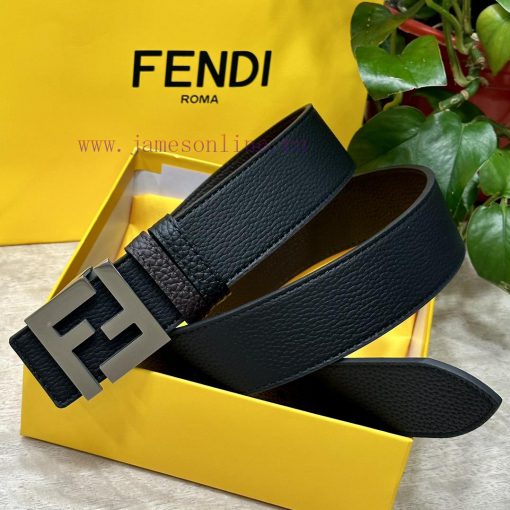 FENDL 40MM wide double-sided original calf leather with a single ruthenium palladium plated wvwzkfq6 - Image 2