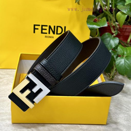 FENDL 40MM wide double-sided original calf leather with a single ruthenium palladium plated nz83yg8n - Image 2
