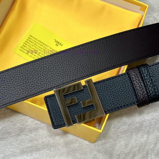 FENDL 40MM wide double-sided original calf leather with a single ruthenium palladium plated wvwzkfq6 - Image 3