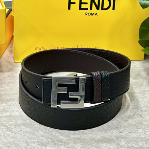 FENDL 40MM wide double-sided original calf leather with a single ruthenium palladium plated wvwzkfq6 - Image 6