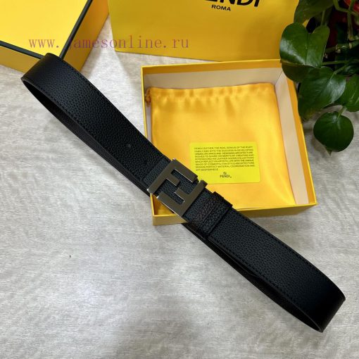 FENDL 40MM wide double-sided original calf leather with a single ruthenium palladium plated wvwzkfq6 - Image 7