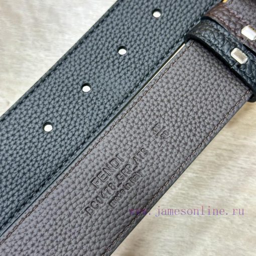 FENDL 40MM wide double-sided original calf leather with a single ruthenium palladium plated wvwzkfq6 - Image 9