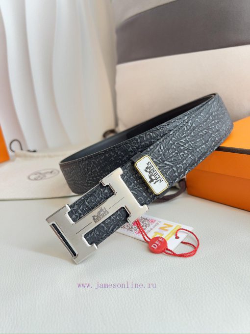 Hermes Hermes waist beltHanging buckle, classic pure steel material buckle head, double-side m16gog8h