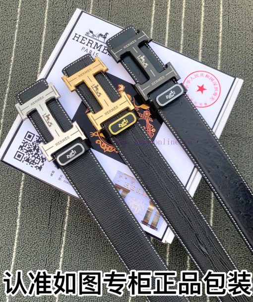 Belt Hermes Her...mes️The waistband is made of 100% cowhide, ensuring genuine leather. The 2 faigjn1w - Image 9