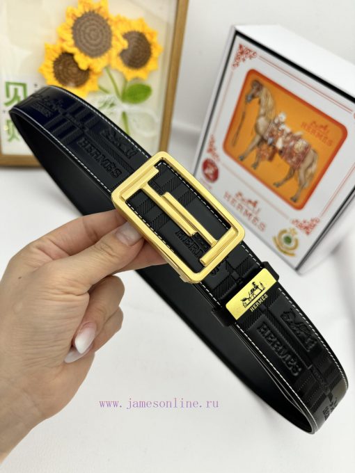 Hermes Hermès  Material: Leather Belt with 100% Head Layer. The leather belt is guaranteed t e9cz68xd - Image 6