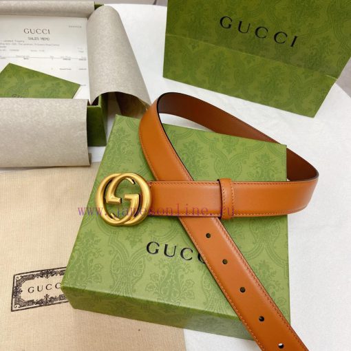 This leather belt from GUC~CI is paired with a classic G buckle, and its appearance is inspi 0hwhhojh - Image 2