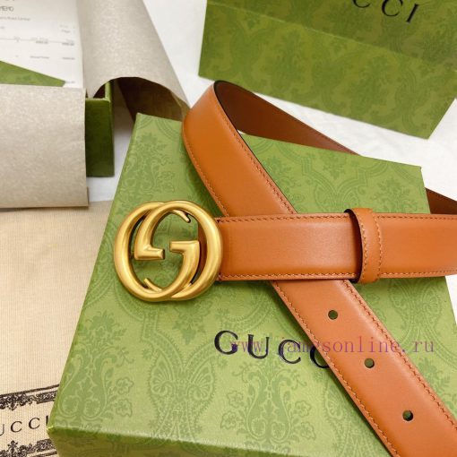 This leather belt from GUC~CI is paired with a classic G buckle, and its appearance is inspi 0hwhhojh - Image 3