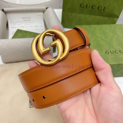 This leather belt from GUC~CI is paired with a classic G buckle, and its appearance is inspi 0hwhhojh - Image 4
