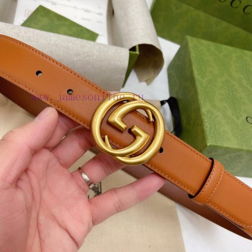 This leather belt from GUC~CI is paired with a classic G buckle, and its appearance is inspi 0hwhhojh - Image 8