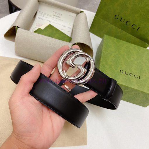 This leather belt from GUC~CI is paired with a classic G buckle, and its appearance is inspi js2rrl8j - Image 6