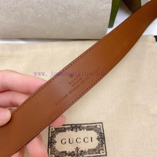 This leather belt from GUC~CI is paired with a classic G buckle, and its appearance is inspi 0hwhhojh - Image 10