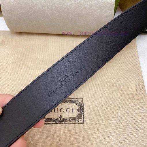This leather belt from GUC~CI is paired with a classic G buckle, and its appearance is inspi mh6ckn7b - Image 10