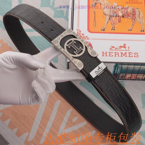 Belt, belt, Aimaishi cowhide beltMen's belt material: 100% head layer cowhide belt, guarante rb28q12s - Image 3