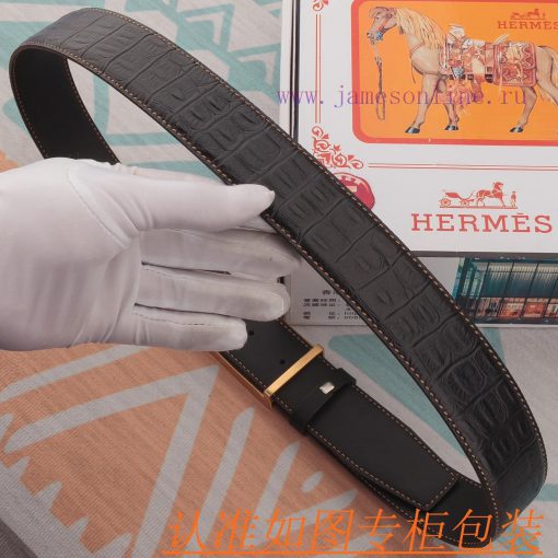 Belt, belt, Aimaishi cowhide beltMen's belt material: 100% head layer cowhide belt, guarante rb28q12s - Image 9