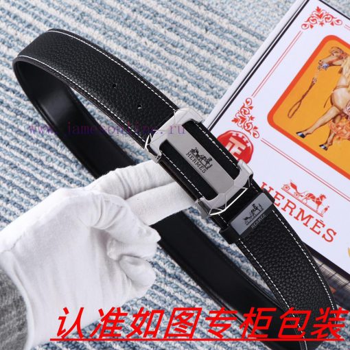 Men's belt HermesMen's leather belt is made of 100% head layer cowhide, ensuring that the 24 ngpsjwv7 - Image 5