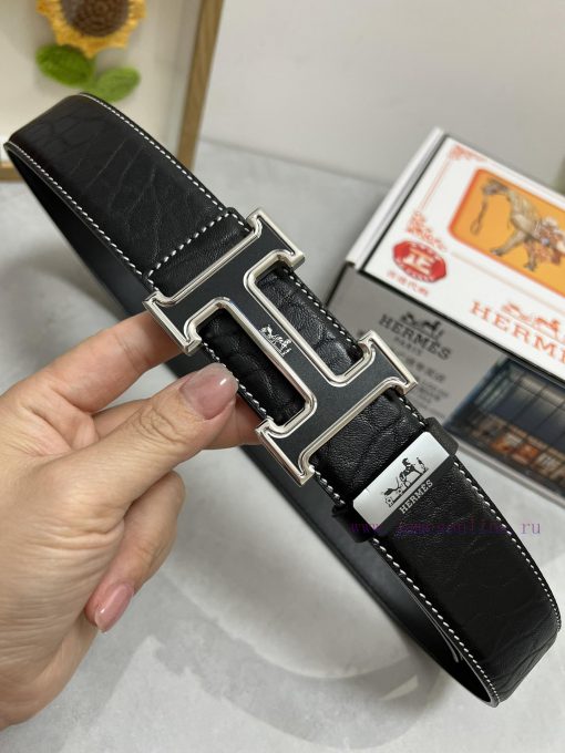 Hermes Hermès  Material: Leather Belt with 100% Head Layer. The leather belt is guaranteed t i64mrgsw - Image 6