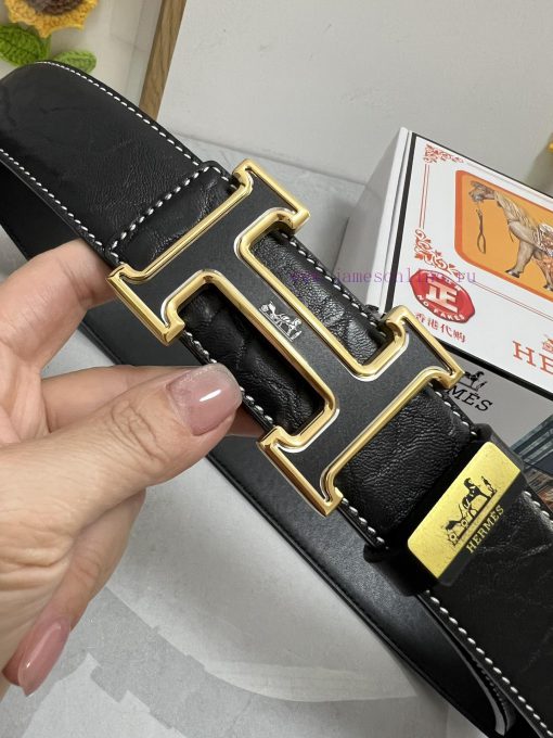 Hermes Hermès  Material: Leather Belt with 100% Head Layer. The leather belt is guaranteed t 1xx8tx2o - Image 7