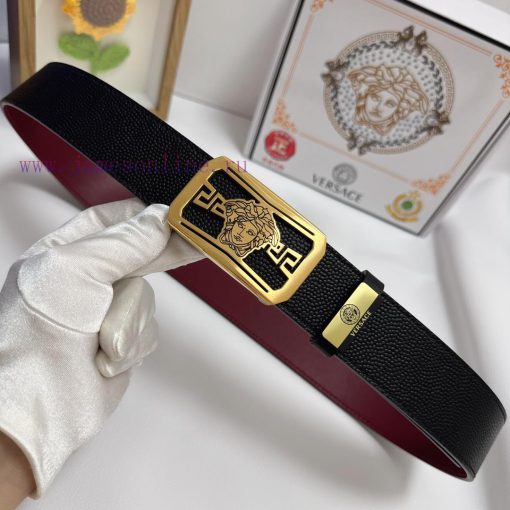 Versace. VersaceMaterial: Leather Belt with 100% Head Layer. The leather belt is guaranteed 0w3t5hxm - Image 6