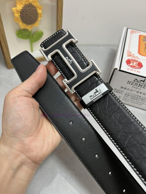 Hermes Hermès  Material: Leather Belt with 100% Head Layer. The leather belt is guaranteed t i64mrgsw - Image 9