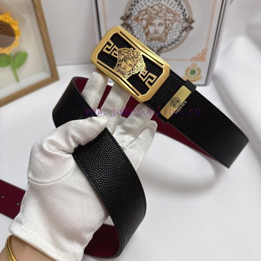 Versace. VersaceMaterial: Leather Belt with 100% Head Layer. The leather belt is guaranteed nt0ehchy - Image 5