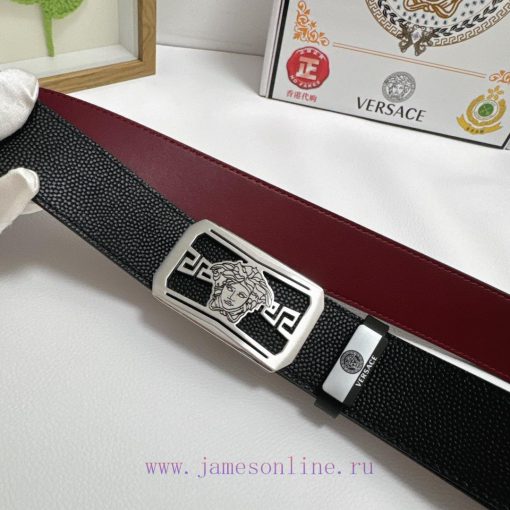 Versace. VersaceMaterial: Leather Belt with 100% Head Layer. The leather belt is guaranteed 9dmpfife - Image 7