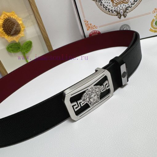 Versace. VersaceMaterial: Leather Belt with 100% Head Layer. The leather belt is guaranteed 9dmpfife - Image 8