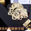 Belt Versace Ver…Belt made of 100% head layer cowhide, double-sided lychee pattern, ensuring xqspf3gy