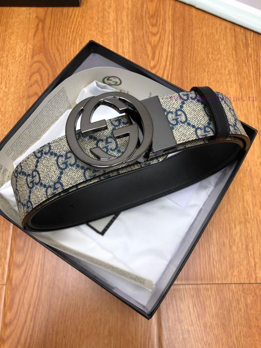 Gucci fabric, lined with a top layer of calf leather sole Paired with a rotating buckle Cust 3jc9ra59 - Image 2