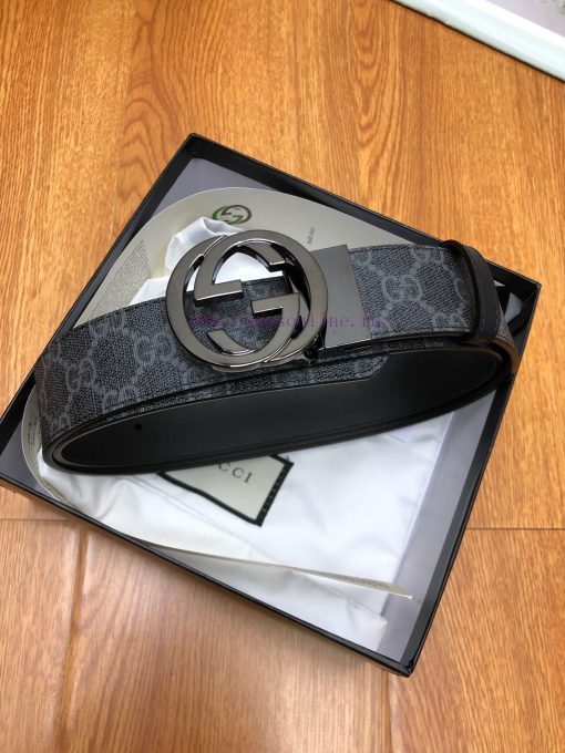 Gucci fabric, lined with a top layer of calf leather sole Paired with a rotating buckle Cust 6os7vmw1 - Image 2